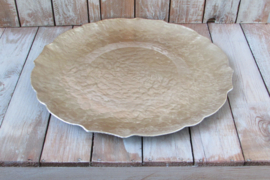 Onderbord  "goud" kunststof