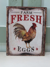 Fresh Eggs 25 x20 cm