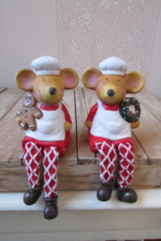 Muizen met bungelbeentjes 12 cm (BB61)