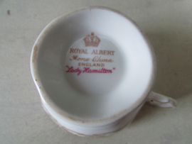 Royal Albert kop en schotel , Lady Hamilton