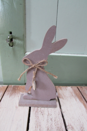 Haas/konijn taupe 16 cm (nr7)