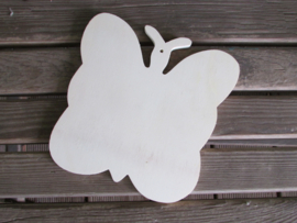 Vlinder hout 18 cm