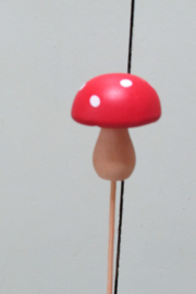 paddenstoel op steker 5x4 cm