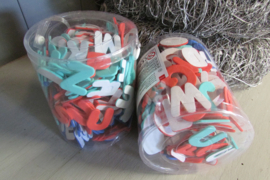 Alfabet stickers doosje