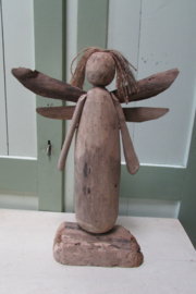 Engel van oud hout 38 cm (nr5)
