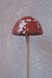 Paddenstoel op steker 7 cm (nr3) bol