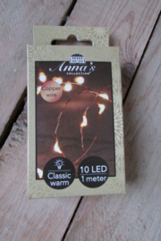 10 LED koperdraad (kerst nr 71)