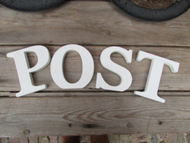 POST (losse letters) 8 cm wit