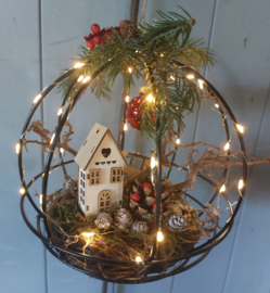 Kerst in een bol, pakket voor thuis (DIY)