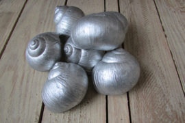 Kokkel zilver groot 7 stuks (nr96)