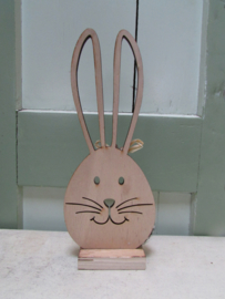 Haas 20 cm groen/naturel