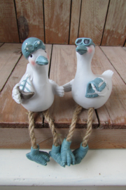 Gansjes met bungelbeentjes 9 cm (BB117)