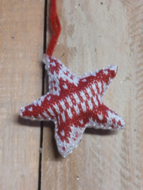 Sterretje 6 cm stof (nr49)
