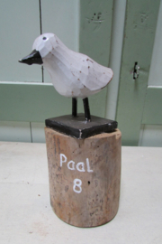 Zeevogel op stammetje (zee nr 13)