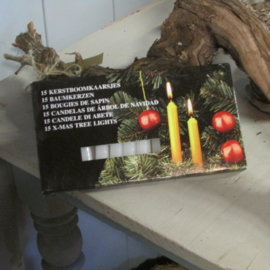 Kerstboomkaarsjes wit (nr32)