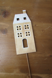Huis op steker 17x7 cm (W92)