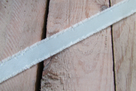 Lint zacht groen 2 cm breed, per meter
