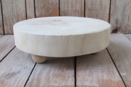 Plateau/schijf op pootjes 18 cm