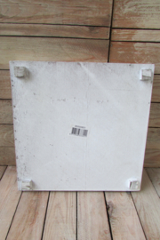 Plateau wit met pootjes 30x30 cm