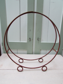 Frame rond (roestend ijzer)  38 cm