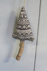 Kerstboom decoratie aan tak 40 cm (nr23)