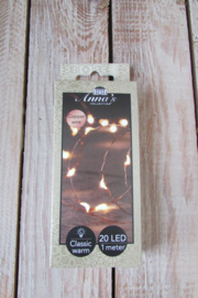 40 LED lamps kerstverlichting koperdraad (nr40)