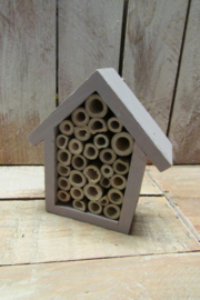 Insectenhuisje taupe 10 cm (W79)