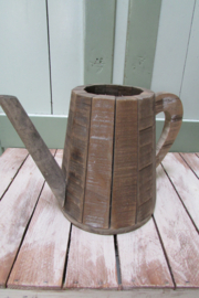 Theepot van hout 20 cm