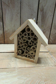 Insectenhuisje naturel 10 cm (W79)