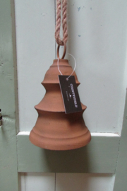 Kerstbel boom roest  17x10 cm(W72)