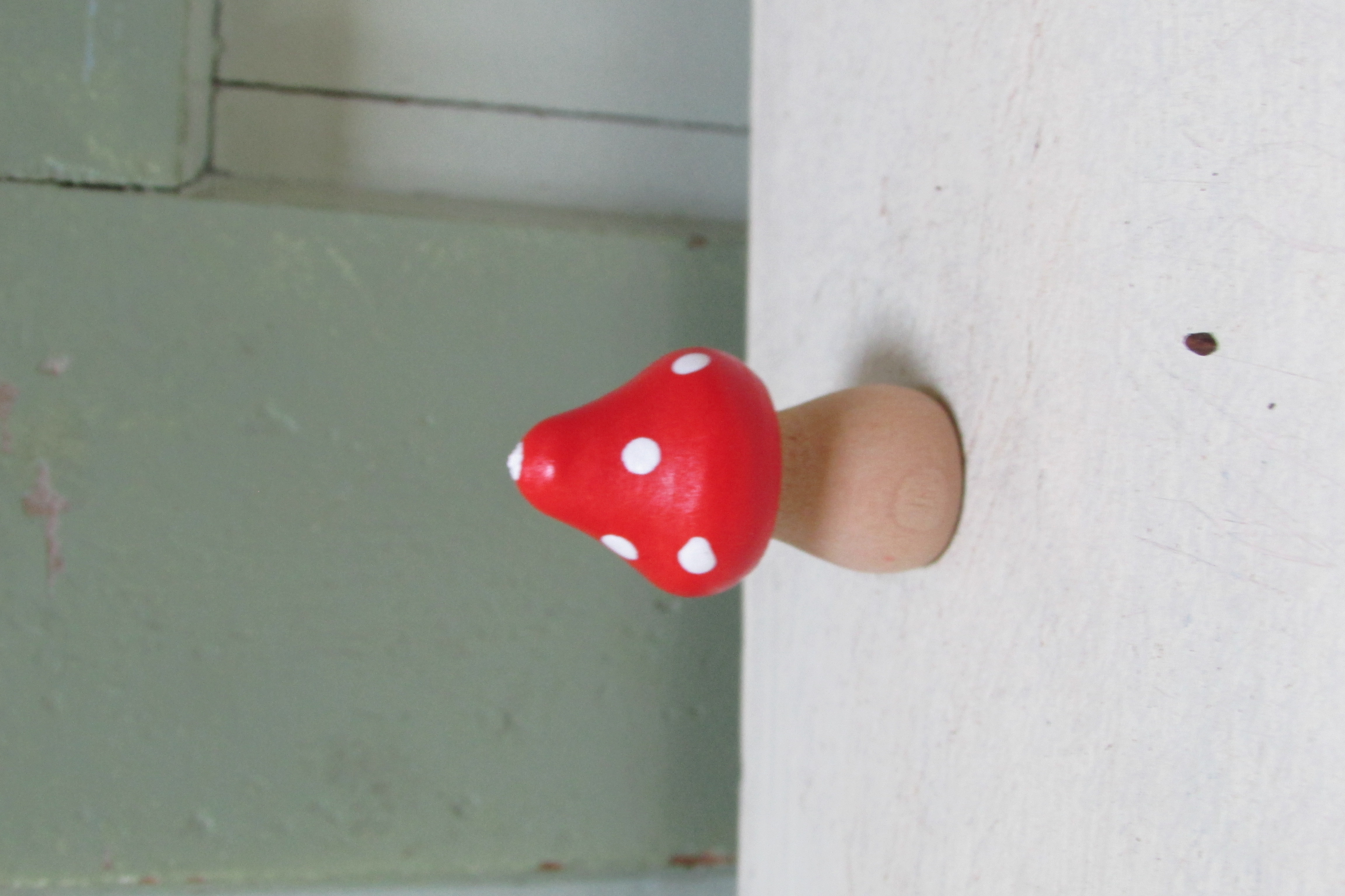 paddenstoel miniatuur 3,5x1 cm (P36)