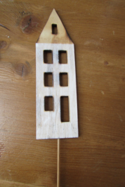 Huis op steker 19,5x6 cm (W92)