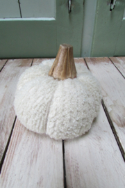 Pompoen van stof 10/11 cm