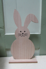 Haas/konijn van hout 27x15 cm (nr6)