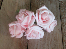 Bloem foam roze 5 stuks (D63)