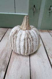 Pompoen van stof 10/11 cm