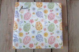 Paas servetten easter eggs (normaal formaat)