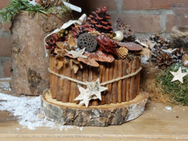 Kersttaart op schijf (thuisworkshop pakket)