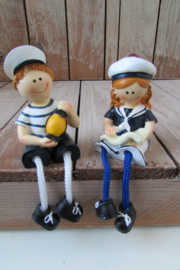 Matrozen kinderen 7 cm (2 stuks) (BB1)