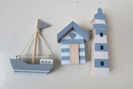 Zee decoratie 3-delig (zee nr 5)