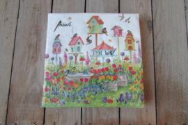 Servetten Birdhouses (normaal formaat)