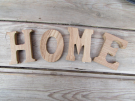HOME losse letters naturel 4 cm