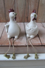 Kippen met bungelbeentjes 2 stuks