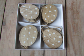 Doosje paaseieren hout (pasen nr6)