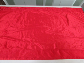 Rode loper satijn/velours 1.70x 0.40 m