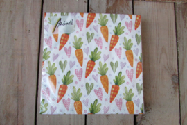Paas servetten Carrots (klein formaat)