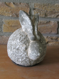 Haas/konijn 15x13 cm (beton)
