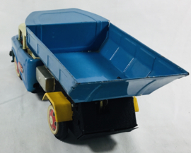 MF717 Vintage metalen speelgoed dumptruck vrachtwagen