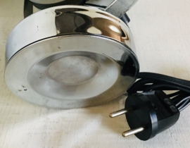 industrial chromed bol desk table lamp 1960s