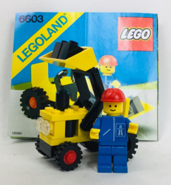 Lego 6603 classic town construction 1985 Complete with manual